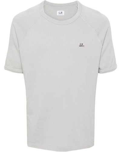C.P. Company Logo-patch Cotton T-shirt - White