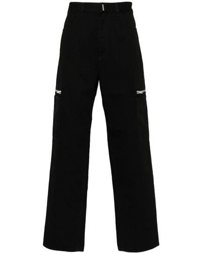 Givenchy Cargo Denim Trousers - Black