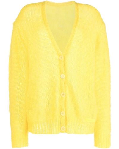 DSquared² V-neck Cardigan - Yellow