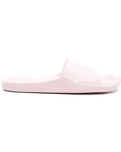 KENZO Boke-flower Branded Slides - Pink