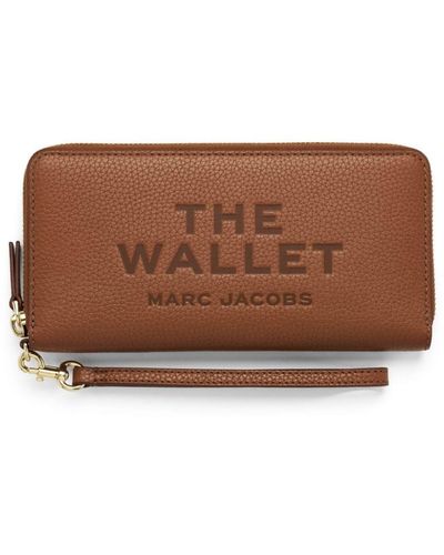 Marc Jacobs Continental Leather Wallet - Brown