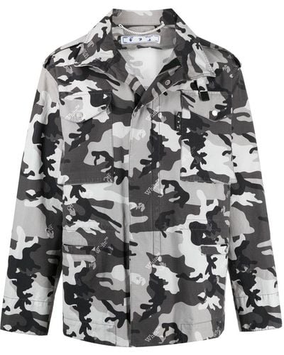 Off-White c/o Virgil Abloh Camouflage-print Jacket - Multicolor