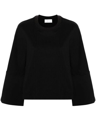 Christian Wijnants Tika Organic-cotton Sweatshirt - Black