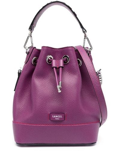 Lancel Ninon Medium Bucket Bag - Purple