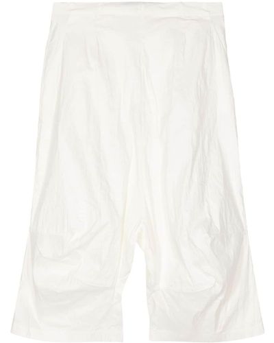Rundholz Drop-crotch Cropped Trousers - White