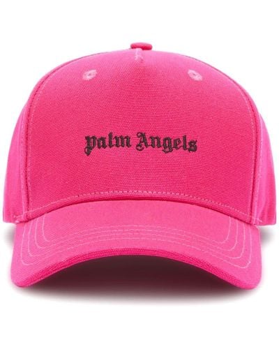 Palm Angels Honkbalpet Met Logoprint - Roze