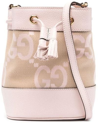 Gucci Mini Ophidia Bucket Bag - Pink