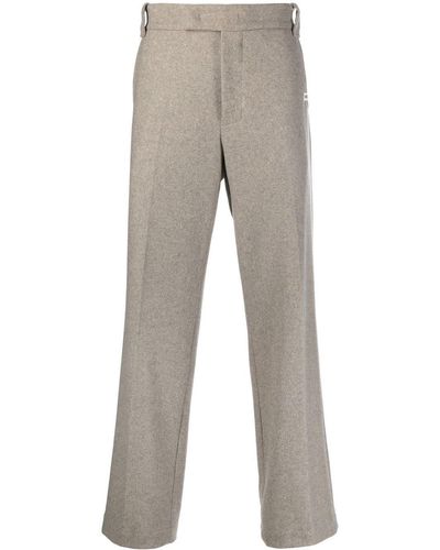 Bonsai Pantalon de costume à plis marqués - Gris