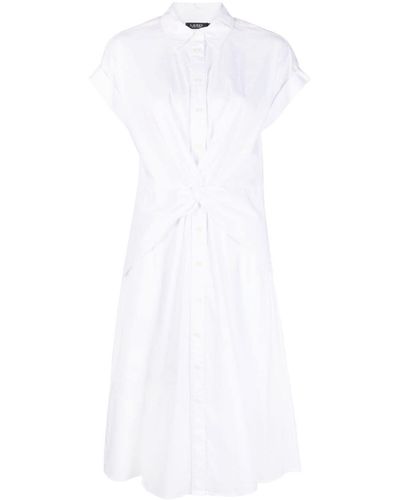 Lauren by Ralph Lauren Robe-chemise à manches courtes - Blanc