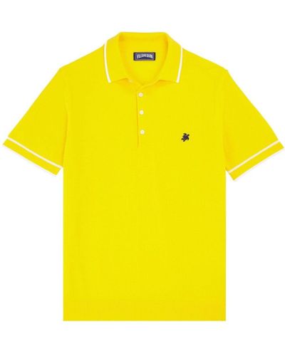 Vilebrequin Logo-embroidered Polo Shirt - Yellow