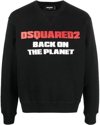 DSquared² Sudadera Back On The Planet - Negro
