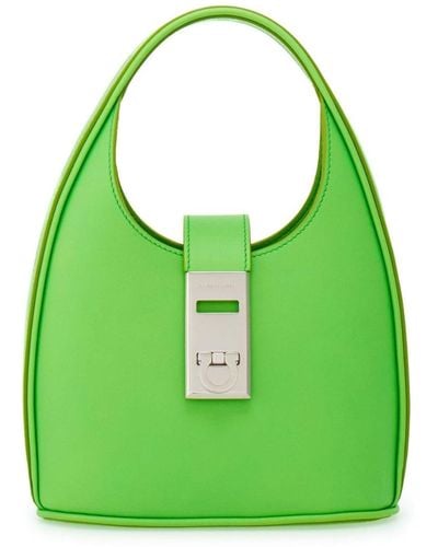 Ferragamo Hobo Leather Minibag - Green