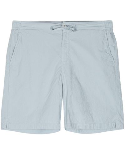 Frescobol Carioca Sergio cotton-blend shorts - Bleu