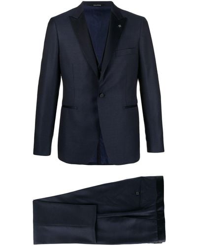 Tagliatore Slim-cut Two-piece Dinner Suit - Blue
