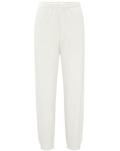 HUGO Pantaloni sportivi con logo goffrato - Bianco