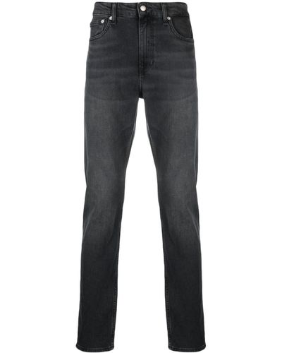 Calvin Klein Mid-rise slim-fit jeans - Azul