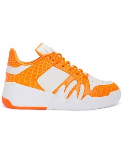 Giuseppe Zanotti Talon Sneakers - Orange