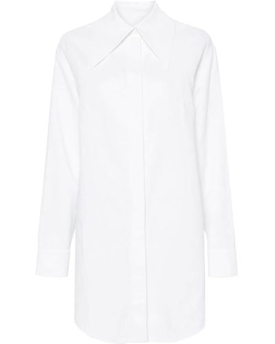 Jil Sander Linen Chambray Shirt - White