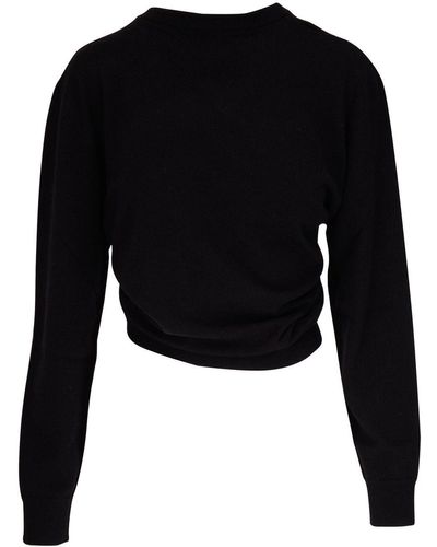 The Row Long-sleeve Cashmere Jumper - Black
