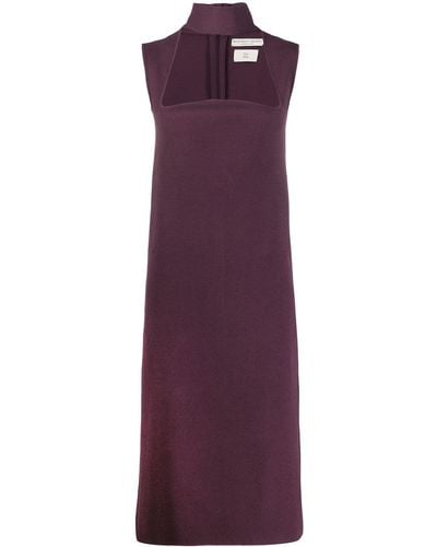 Bottega Veneta Cut-out Dress - Purple