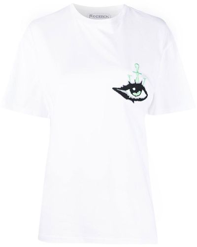JW Anderson ロゴ Tシャツ - ホワイト