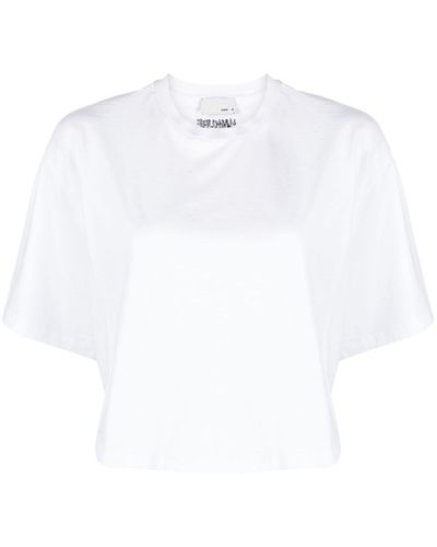 Haikure Logo-print Cotton T-shirt - White