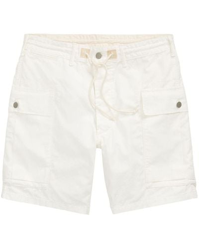 RRL Short en coton à poches cargo - Blanc