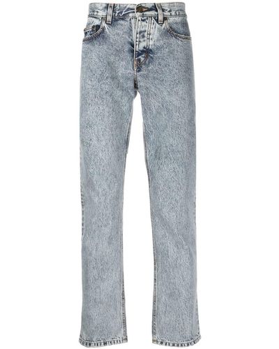Saint Laurent Jeans Met Toelopende Pijpen - Blauw