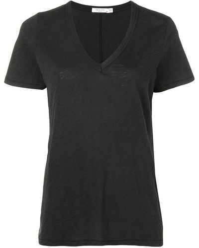 Rag & Bone V-neck T-shirt - Black