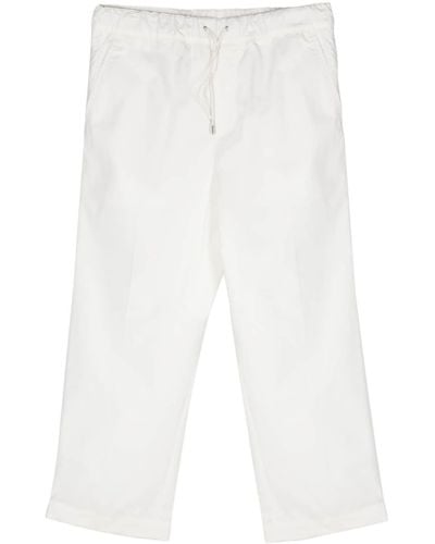 OAMC Drawstring-waist Straight-leg Trousers - White