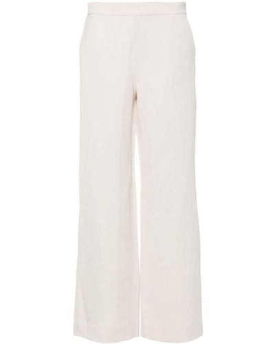Antonelli Ribes textured straight trousers - Blanco