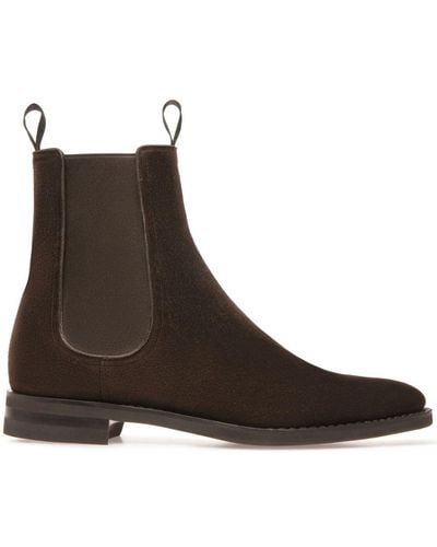 Bally Styles Suede Ankle Boots - Brown