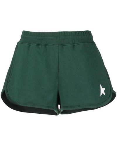 Golden Goose Diana Star Short Shorts - Green