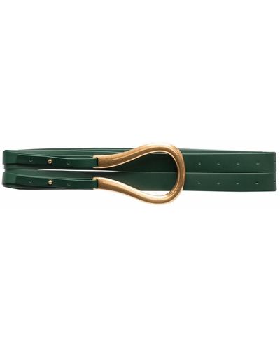 Bottega Veneta Ceinture à double sangles - Vert