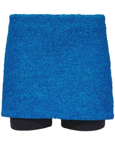Proenza Schouler Tweed Rok - Blauw