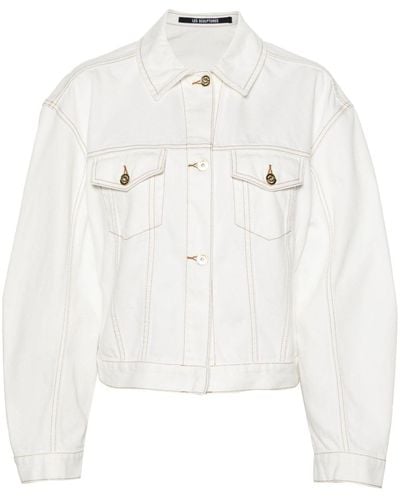 Jacquemus Off-white Les Classiques 'la Veste De-nîmes' Denim Jacket