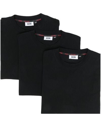 Gcds T-shirt en coton - Noir