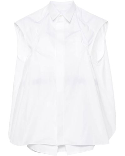 Sacai Layered-design Blouse - White