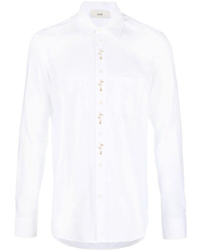 GmbH Camisa Aaren con motivo floral - Blanco