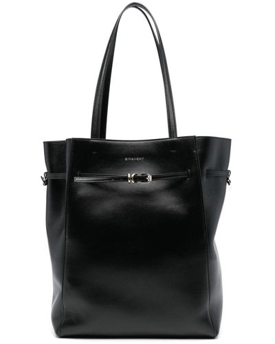 Givenchy Medium Voyou Leather Tote Bag - Zwart
