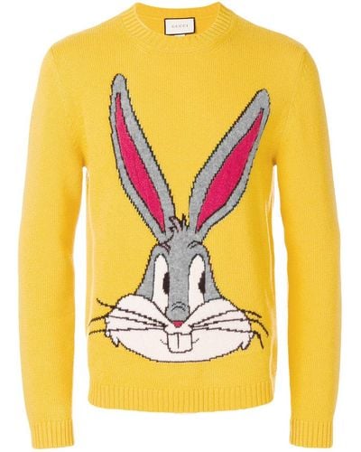Gucci Bugs Bunny Sweater - Yellow