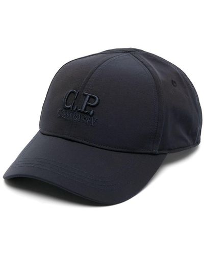 C.P. Company Honkbalpet Met Geborduurd Logo - Blauw