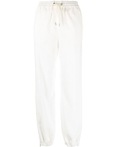 Moncler Pantalones de chándal ajustados - Blanco