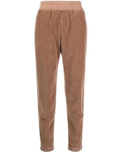 James Perse Corduroy Tapered Trousers - Brown