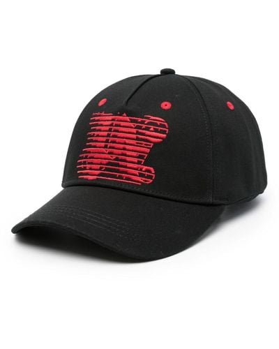 Palm Angels Cappello da baseball Racing con monogramma - Rosso