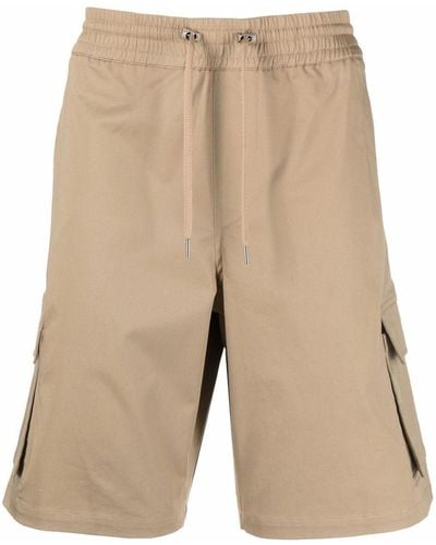 Neil Barrett Cargo-pocket Knee-length Shorts - Natural