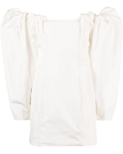 Jacquemus La robe taffetas mini robe - Blanc