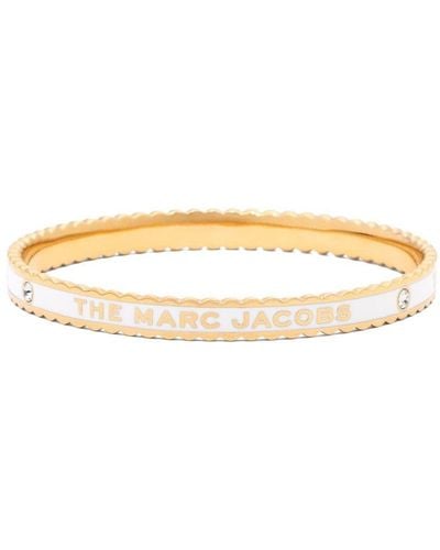 Marc Jacobs Women The Medallion Scalloped Bangle Cream - Multicolor