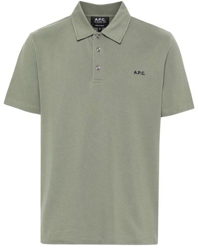 A.P.C. Carter Polo Shirt - Green
