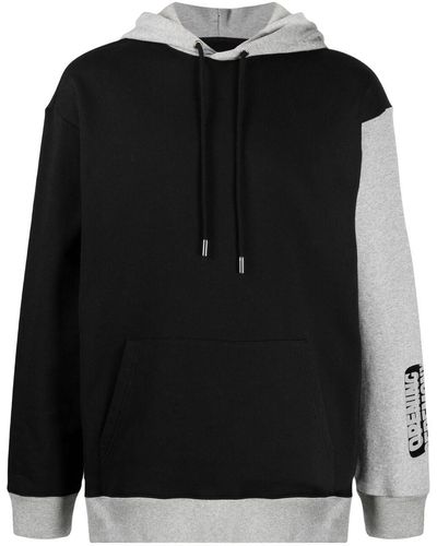 Opening Ceremony Hoodie mit Kontrasteinsatz - Schwarz